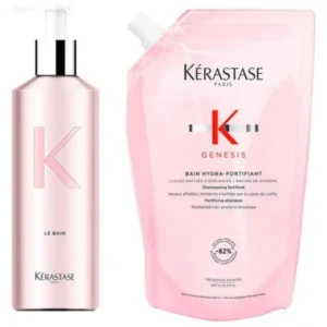KERASTASE GENESIS BOTTIGLIA RICARICABILE + BAIN HYDRA-FORTIFIANT 500 ML REFILL