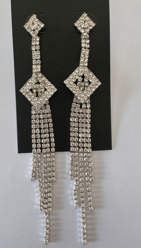 ORECCHINI PENDENTI CON STRASS