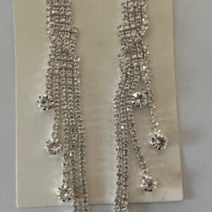 ORECCHINI PENDENTI CON STRASS