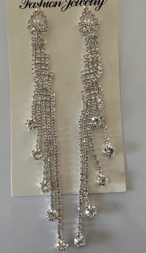 ORECCHINI PENDENTI CON STRASS