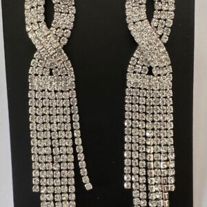ORECCHINI PENDENTI CON STRASS