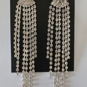 ORECCHINI PENDENTI CON STRASS