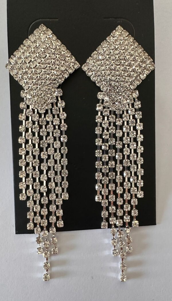 ORECCHINI PENDENTI CON STRASS