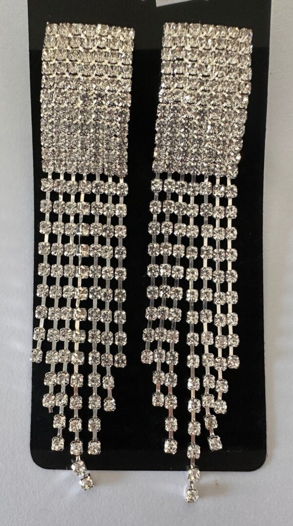 ORECCHINI PENDENTI CON STRASS