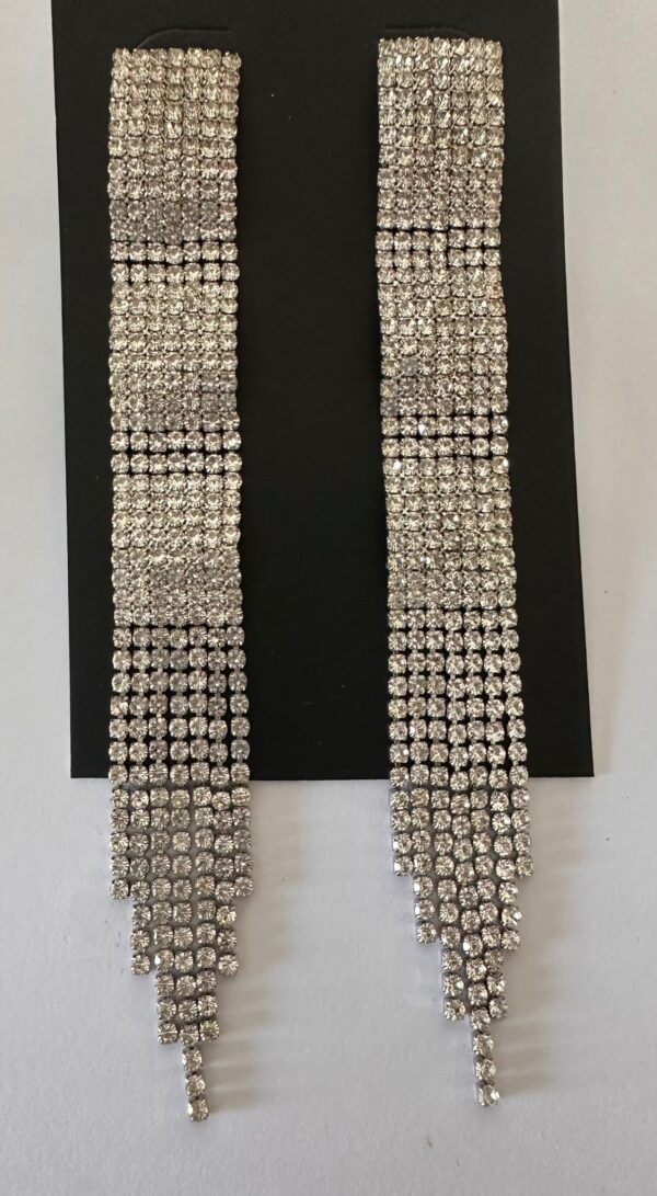ORECCHINI PENDENTI CON STRASS