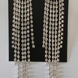 ORECCHINI PENDENTI CON STRASS