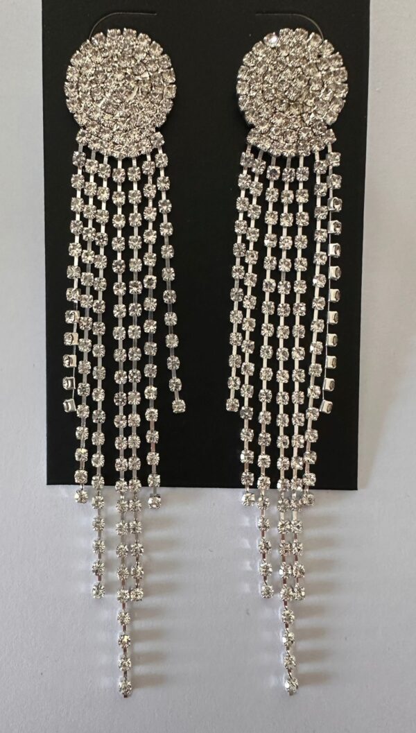 ORECCHINI PENDENTI CON STRASS