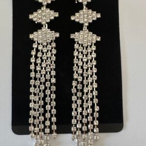 ORECCHINI PENDENTI CON STRASS