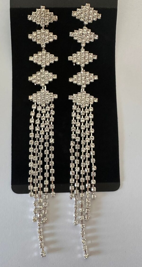 ORECCHINI PENDENTI CON STRASS