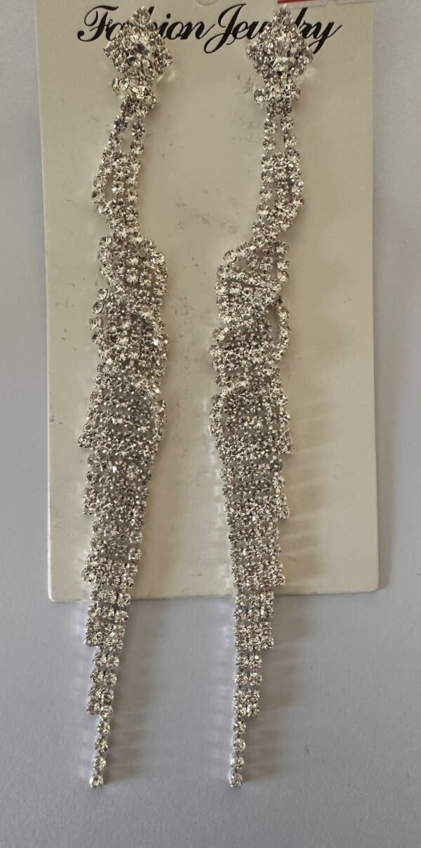 ORECCHINI PENDENTI CON STRASS