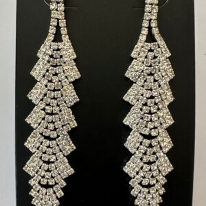 ORECCHINI PENDENTI CON STRASS