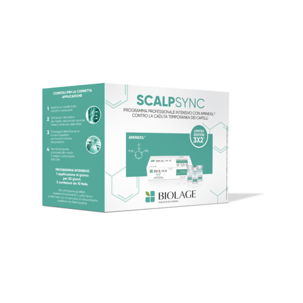 BIOLAGE TRATTAMENTO SCALPSYNC FIALE ANTICADUTA CON AMINEXIL® - LIMITED EDITION 3X2 60 ML