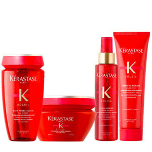 Kerastase Soleil Shampoo Apres Soleil 250ml, Masque 200ml, Huile Sirène 150ml ,Crème uv sublime 150m
