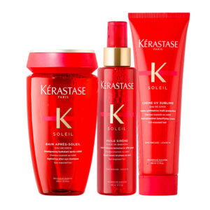 Kerastase Soleil Shampoo Apres Soleil 250ml, Huile Sirène 150ml, Crème UV Sublime 150ml