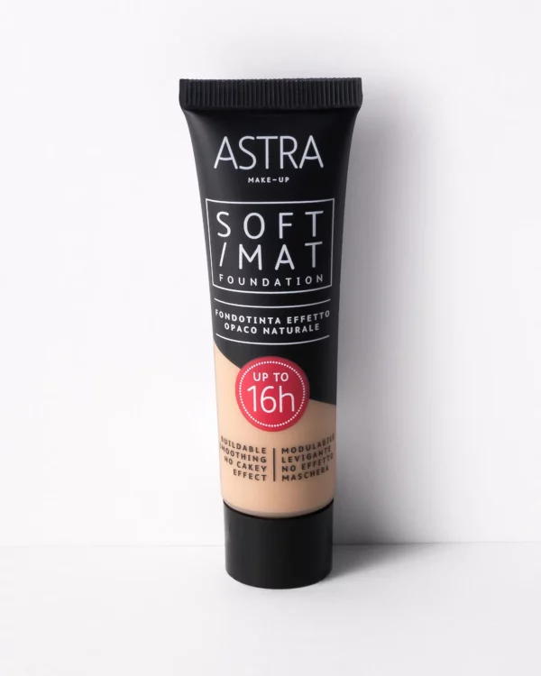 SOFT MAT FOUNDATION - Fondotinta Effetto Opaco Naturale vanilla 04