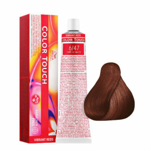 Wella Color Touch Vibrant Reds 6/47 Biondo Scuro Rame Sabbia 60ml - colore semi permanente senza ammoniaca
