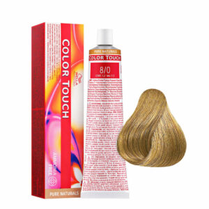 Wella Color Touch Pure Naturals 8/0 Biondo Chiaro 60ml - colore semi permanente senza ammoniaca