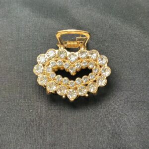 MOLLETTONE PICCOLO A FORMA DI CUORE CON STRASS
